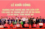 Tổng Bí thư Tô Lâm dự lễ khởi công trường nội trú liên cấp Na Ngoi, tỉnh Nghệ An