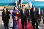 Chủ tịch nước Lương Cường đến Luanda, bắt đầu chuyến thăm cấp Nhà nước tới Cộng hòa Angola
