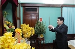 Chủ tịch nước Lương Cường dâng hương tưởng niệm Chủ tịch Hồ Chí Minh tại Nhà 67