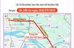 Hà Nội: Phân luồng giao thông phục vụ Triển lãm thành tựu đất nước