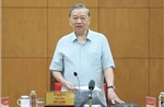 Tổng Bí thư Tô Lâm chủ trì cuộc làm việc về về một số nội dung của Luật Đất đai(sửa đổi) và các luật có liên quan