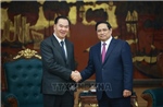 Thủ tướng Phạm Minh Chính tiếp Bộ trưởng Bộ Giáo dục và Thể thao Lào