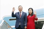 Tổng Bí thư, Chủ tịch nước Tô Lâm và Phu nhân đến thủ đô Manila thăm cấp Nhà nước Cộng hòa Philippines