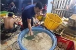 Phát hiện 3 cơ sở sử dụng hàn the để tẩy trắng hoa chuối