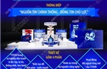 Khu trưng bày của Thông tấn xã Việt Nam tại Triển lãm thành tựu đất nước