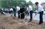 Khai quật mộ liệt sĩ tập thể tại đường Trường Chinh, phường Kon Tum và phường Đăk Cấm, tỉnh Quảng Ngãi