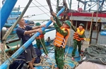 Bão số 3: Bộ đội Biên phòng bám cơ sở, giúp dân &#39;vượt&#39; bão