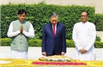 Tổng Bí thư, Chủ tịch nước Tô Lâm đặt vòng hoa tại Khu tưởng niệm Mahatma Gandhi 