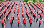 TP Hồ Chí Minh: 750 người dân đồng diễn chào mừng &#39;Tết Độc Lập&#39;