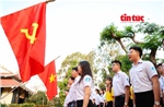 TP Hồ Chí Minh: 750 hội viên, sinh viên tham gia Lễ chào cờ mừng Đại hội XIV của Đảng