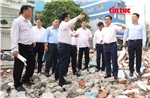 Chủ tịch UBND TP Hồ Chí Minh kiểm tra tiến độ bàn giao mặt bằng dự án rạch Xuyên Tâm