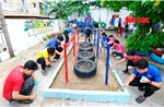 Tuổi trẻ TP Hồ Chí Minh ra quân chỉnh trang lại các khu phố dịp hè
