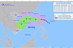 Bão YINXING sẽ vào biển Đông trong ngày mai, tâm bão gió giật cấp 17