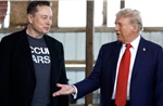 Ông Trump cùng tỷ phú Elon Musk tham dự sự kiện của SpaceX