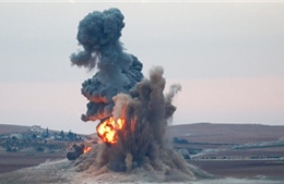 Liên quân không kích dồn dập các vị trí IS ở Iraq