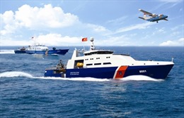 Cảnh sát biển bắt giữ kịp thời một tàu chở 1.400 tấn than cám trái phép 