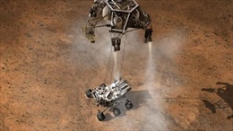 Video minh họa tàu Curiosity đáp xuống sao Hỏa