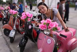 Xe máy cổ xuống đường diễu hành ở Đà Nẵng