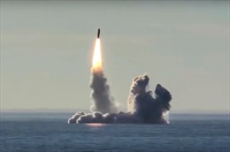 Video Nga thử nghiệm tàu ngầm hạt nhân mới phóng tên lửa liên lục địa Bulava