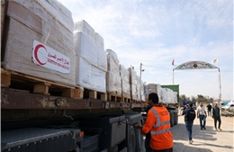 Cửa khẩu Rafah đóng ngay sau khi 20 chuyến hàng viện trợ đầu tiên vào Gaza