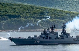 Tàu chiến Nga tập trận ở Viễn Đông