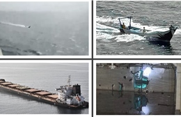 Houthi dùng phương thức mới nguy hiểm tấn công tàu qua Biển Đỏ