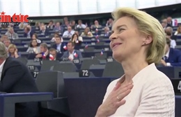 Bà Ursula von der Leyen tái đắc cử Chủ tịch EC, đi vào lịch sử châu Âu