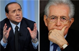 Bầu cử Italia: Ông Berlusconi bác khả năng liên minh với Thủ tướng Monti