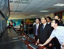 Phó Thủ tướng Nguyễn Xuân Phúc chúc Tết cán bộ VOV giao thông 