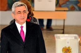 Ông Sargsyan tái đắc cử tổng thống Armenia