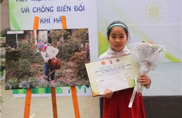 Triển lãm ảnh đầu tiên của trẻ em về chống biến đổi khí hậu