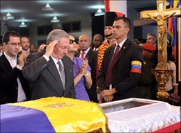Venezuela tổ chức trọng thể tang lễ cố Tổng thống Chavez
