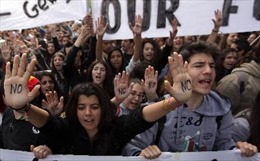 Sinh viên Cyprus biểu tình