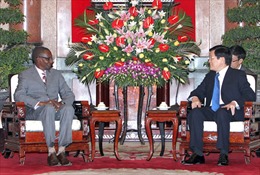 Chủ tịch nước Trương Tấn Sang tiếp Bộ trưởng Thương mại Ghinê