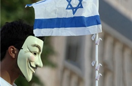 Tin tặc Anonymous tấn công trang web Israel 