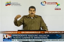 Tổng thống Maduro công bố danh sách nội các 