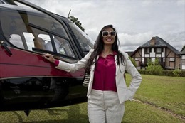 Tránh tắc đường, nhà giàu Brazil dùng trực thăng
