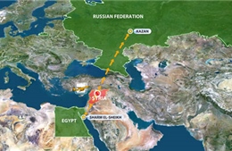Máy bay chở khách Nga thoát 2 quả tên lửa khi bay qua Syria