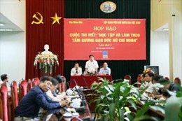 Hơn 800 bài dự thi Học tập và làm theo tấm gương đạo đức Hồ Chí Minh