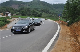 Quảng Ninh thông xe dự án nâng cấp Quốc lộ 18C 