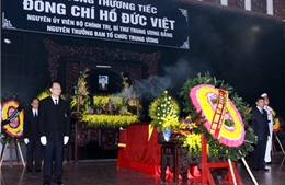 Tổ chức trọng thể Lễ tang đồng chí Hồ Đức Việt 