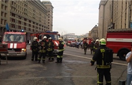 Sơ tán 4.500 người khỏi ga tàu điện ngầm Moscow