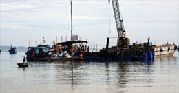 Tạm dừng khai quật tàu cổ ở Quảng Ngãi