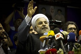 Bầu cử tổng thống Iran: Ông Rowhani tạm dẫn đầu