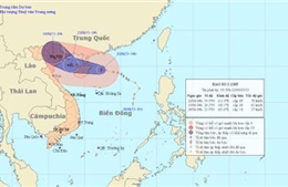 Bão số 2 cách bờ biển Quảng Ninh - Hải Phòng khoảng 590 km