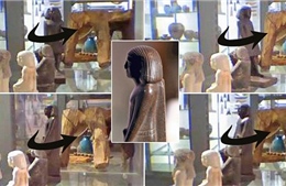 Rùng rợn tượng Ai Cập tự chuyển động