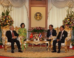Tổng Bí thư Nguyễn Phú Trọng hội kiến Chủ tịch Quốc hội, Chủ tịch Thượng viện Thái Lan 