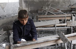 2,5 triệu trẻ em Syria có nguy cơ thất học