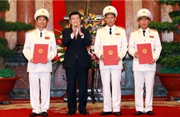 Thăng hàm Thượng tướng cho 3 cán bộ Công an