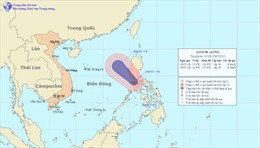 Xuất hiện áp thấp nhiệt đới gần Biển Đông 